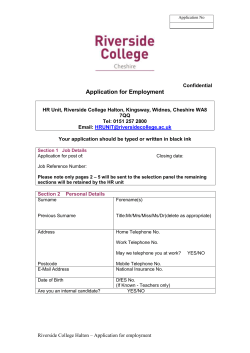 Confidential - Riverside College