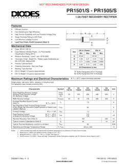 PR1501/S - PR1505/S - Diodes Incorporated