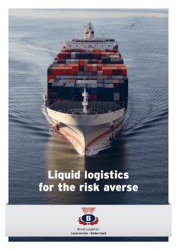 Liquid logistics for the risk averse