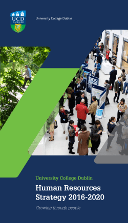 Strategy - University College Dublin