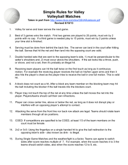 Simple Volleyball Rules 13