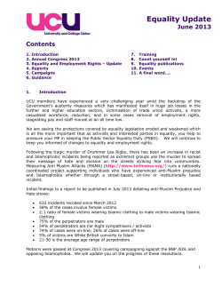 Equality update, Jun 13