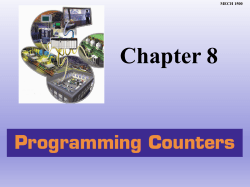 Simulated up/down-counter program.