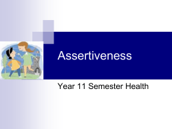 Assertiveness