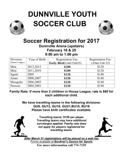 DUNNVILLE YOUTH SOCCER CLUB