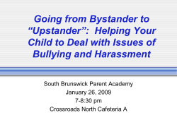 Upstander - South Brunswick School District