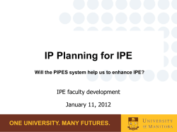 Facilitated Discussion Using the Points for IPE System (PIPES)