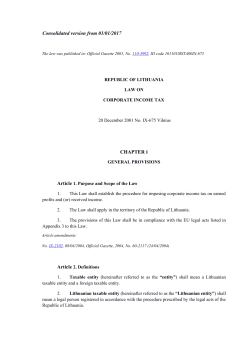 Consolidated version from 01/06/2015