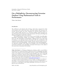 On a Multiplicity: Deconstructing Cartesian Dualism