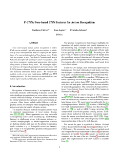 P-CNN: Pose-based CNN Features for Action