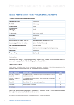 Annex 2 - Testing report format for lot verification testing docx, 117kb