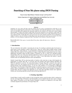 Searching of Near Me places using JSON Parsing