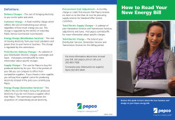 How to Read Your New Energy Bill