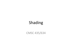 Shading - UMBC CSEE