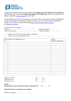 LOMAKE PALAUTETTAVA TOIMISTOLLE 3:N P&Auml;IV&Auml;N SIS&Auml;LL&Auml;