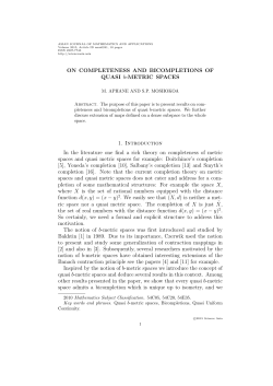 ON COMPLETENESS AND BICOMPLETIONS OF QUASI b