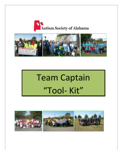 Team Captain “Tool-‐ Kit”