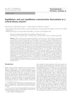 Equilibrium and non-equilibrium concentration fluctuations