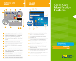 Credit Card Identification Features