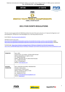 2011 fivb events regulations