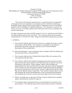 statement of work - DOT Construction Inc