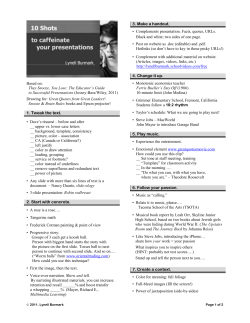 handout of presentation - Boyne City Public Schools