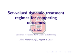 Set-valued dynamic treatment regimes for competing outcomes
