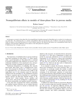 Nonequilibrium effects in models of three