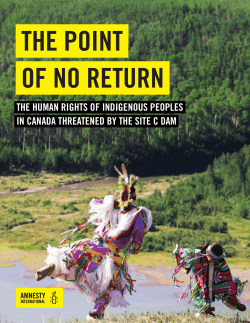 Point of No Return - Amnesty International Canada