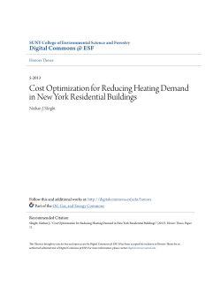 Cost Optimization for Reducing Heating Demand in New York