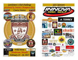 Innova Course Map - Wildhorse Golf Club