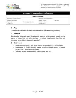 1 - Global Health Laboratories
