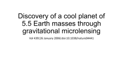 Discovery of a cool planet of 5.5 Earth masses through gravitational