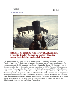 Le Monde - Cin&eacute;ma