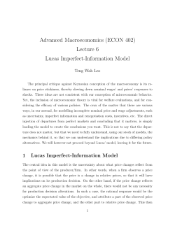 Imperfect Information Model