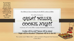 Cookie Night! - Miller R