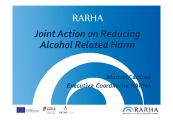 Joint Action on Reducing Alcohol Related Harm