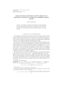 SOME COUPLED COINCIDENCE POINTS RESULTS OF