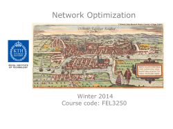 Network Optimization