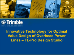 Innovative Technology for Optimal Value Design of Overhead Power
