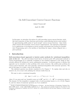 On Self-Concordant Convex-Concave Functions