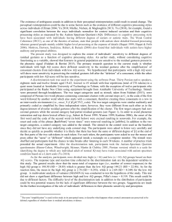 The existence of ambiguous sounds in addition to their perceptual