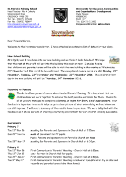 Newsletter November 2016 (251KB Word)