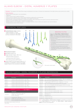 alians elbow - distal humerus y plates