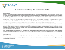 Is Southwest Airlines Always the Least Expensive (Part II)?