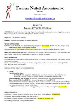 Fassifern Netball Association INC