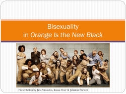 Bisexuality in Orange is the New Black