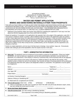 LEG-R.048.01 (08-11) Mining and Dewatering Materials Other Than