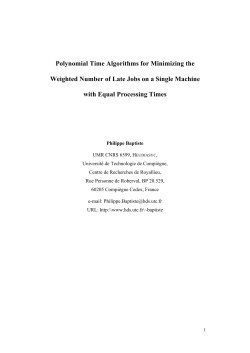Polynomial Time Algorithms for Minimizing the Weighted
