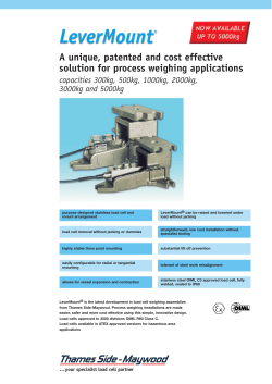 A unique, patented and cost effective solution for process